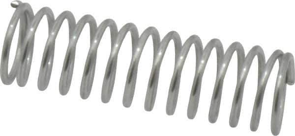 Made in USA - 7/16" OD, 0.041" Wire, Compression Spring - 5.45 Lb Spring Rating - Exact Tool & Supply