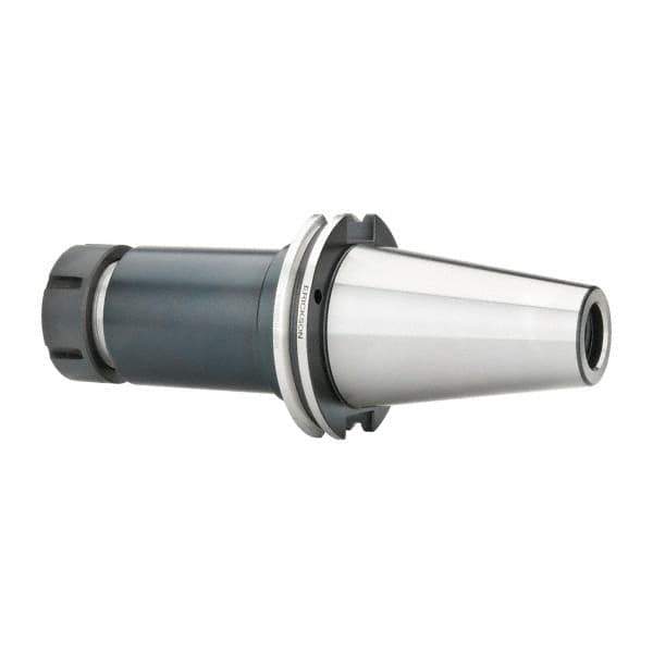 Kennametal - 3.05mm to 26mm Capacity, 6" Projection, CAT50 Taper Shank, ER40 Collet Chuck - 10" OAL - Exact Tool & Supply