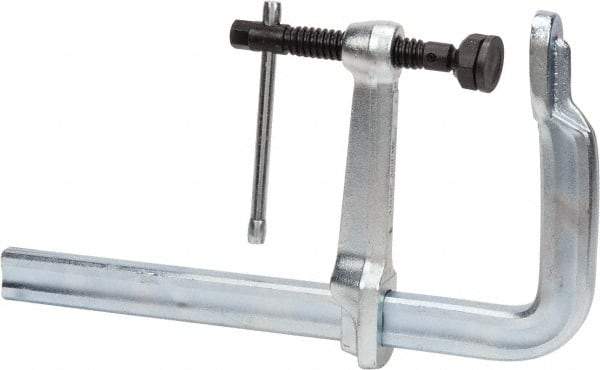 Bessey - 7" Deep Throat, 12" Max Capacity, Standard Sliding Arm Clamp - 4,880 Lb Clamping Pressure, 0.85" Spindle Diam - Exact Tool & Supply