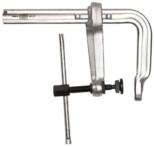 Bessey - 8" Deep Throat, 36" Max Capacity, Standard Sliding Arm Clamp - 7,770 Lb Clamping Pressure, 0.925" Spindle Diam - Exact Tool & Supply