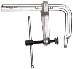 Bessey - 8" Deep Throat, 12" Max Capacity, Standard Sliding Arm Clamp - 7,770 Lb Clamping Pressure, 0.925" Spindle Diam - Exact Tool & Supply