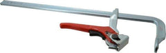 Bessey - 4-3/4" Deep Throat, 20" Max Capacity, Standard Sliding Arm Clamp - 1,200 Lb Clamping Pressure - Exact Tool & Supply