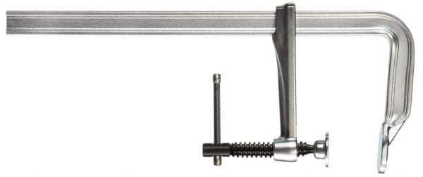 Bessey - 4-3/4" Deep Throat, 24" Max Capacity, Standard Sliding Arm Clamp - 1,320 Lb Clamping Pressure, 0.7" Spindle Diam - Exact Tool & Supply