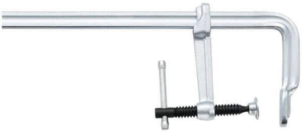 Bessey - 7" Deep Throat, 18" Max Capacity, Standard Sliding Arm Clamp - 4,880 Lb Clamping Pressure, 0.85" Spindle Diam - Exact Tool & Supply