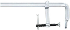Bessey - 7" Deep Throat, 18" Max Capacity, Standard Sliding Arm Clamp - 4,880 Lb Clamping Pressure, 0.85" Spindle Diam - Exact Tool & Supply