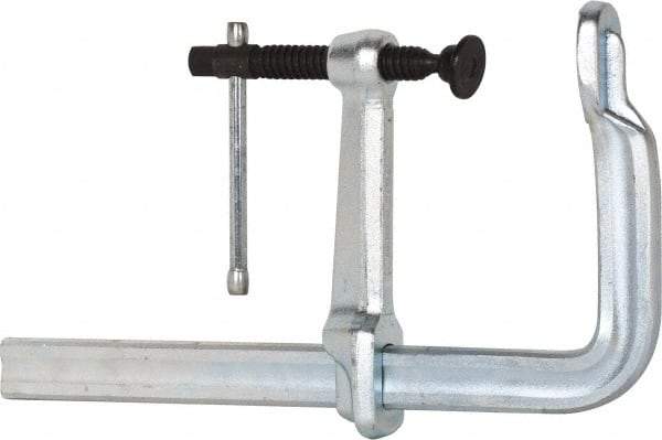 Bessey - 7" Deep Throat, 12" Max Capacity, Standard Sliding Arm Clamp - 4,880 Lb Clamping Pressure, 0.85" Spindle Diam - Exact Tool & Supply