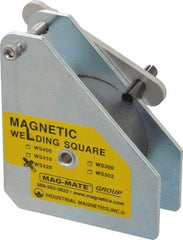 Mag-Mate - 3-3/4" Wide x 1-1/2" Deep x 4-3/8" High, Rare Earth Magnetic Welding & Fabrication Square - 150 Lb Average Pull Force - Exact Tool & Supply