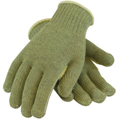 07-KA700/XL Gloves W/ACP Technology - Kevlar ACP 7 Gauge Seamless Knit H. Wgt - Polyester Lined - Green - Exact Tool & Supply