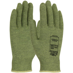 07-KA710/L Gloves W/ACP Technology - Kevlar ACP 10 Gauge Seamless Knit - M. Wgt - Green - Exact Tool & Supply