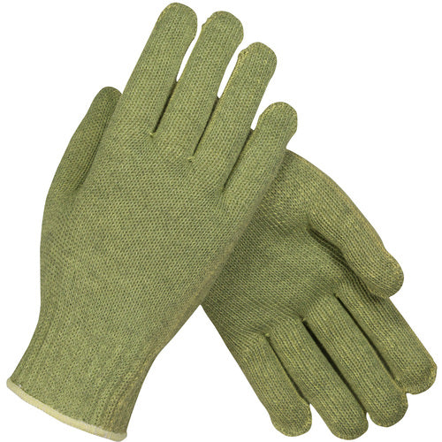 07-KA720/M Gloves W/ACP Technology - Kevlar ACP 7 Gauge Seamless Knit - M. Wgt - Kevlar Lined - Green - Exact Tool & Supply