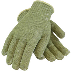 07-KA730/XL Gloves W/ACP Technology - Kevlar ACP 7 Gauge Seamless Knit - M. Wgt - Kevlar Lined - Green - Exact Tool & Supply