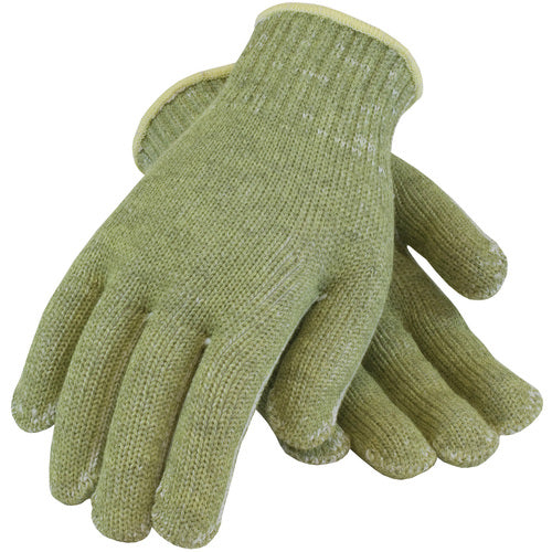 07-KA730/S Gloves W/ACP Technology - Kevlar ACP 7 Gauge Seamless Knit - M. Wgt - Kevlar Lined - Green - Exact Tool & Supply
