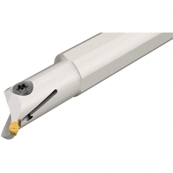 Iscar - 16mm Min Bore Diam, 125mm OAL, 16mm Shank Diam, GEHIU Indexable Boring Bar - 32mm Max Bore Depth, GEPI Insert - Exact Tool & Supply