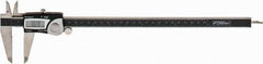 Fowler - 0 to 300mm Range, 0.01mm Resolution, Electronic Caliper - Stainless Steel with 2.4" Stainless Steel Jaws, 0.04mm Accuracy - Exact Tool & Supply