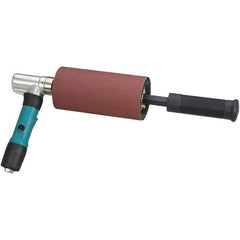 Dynabrade - 0.4 hp, 3,200 RPM Rolling Pin Sander - 24 CFM Air Consumption, 6.21 bar Air Pressure, 1/4 NPT Inlet - Exact Tool & Supply
