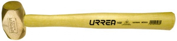Urrea - 3-3/8 Lb Head Brass Head Striking Tool - Exact Tool & Supply