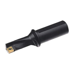 Allied Machine and Engineering - 1.06" Max Drill Depth, 2.25xD, 12mm Diam, Indexable Insert Drill - 1 Insert, 5/8" Shank Diam, Straight Shank - Exact Tool & Supply