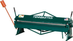 Tennsmith - 48-1/4 Inch Bending Length, Bench Machine Hand Brake - 61 Inch Wide, 22 Inch Deep, 31 Inch High - Exact Tool & Supply