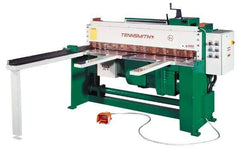 Tennsmith - 52-1/4 Inch Long Blade, Electric Power Floor Shear - 72 Inch Wide x 27 Inch Deep x 56 Inch High, 0.0787 Inch Stainless Steel Capacity, 0.1378 Inch Mild Steel Capacity, 24 Inch Back Gauge Range - Exact Tool & Supply