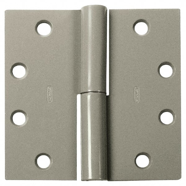 Stanley - 4-1/2" Long x 4-1/2" Wide Steel Full Mortise Commercial Hinge - Exact Tool & Supply