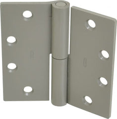 Stanley - 4-1/2" Long x 4-1/2" Wide Steel Full Mortise Commercial Hinge - Exact Tool & Supply