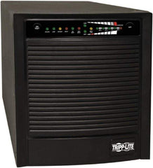 Tripp-Lite - 15 Amp, 1,500 VA, Tower & Rack Mount Online Backup Uninterruptible Power Supply - Backup 4-1/2 min with Full Load & 13 min with Half Load, 120 VAC Input & Output, 1,200 Watt Output, 1 Phases, 6 Outlets - Exact Tool & Supply