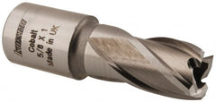 Interstate - 5/8" Diam x 1" Deep Cobalt Annular Cutter - Exact Tool & Supply