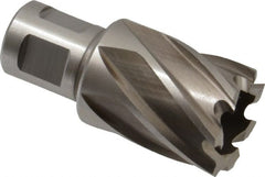 Interstate - 1-1/16" Diam x 1" Deep Cobalt Annular Cutter - Exact Tool & Supply