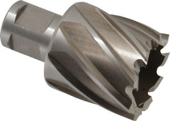 Interstate - 1-3/8" Diam x 1" Deep Cobalt Annular Cutter - Exact Tool & Supply