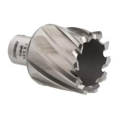 Interstate - 1-1/2" Diam x 1" Deep Cobalt Annular Cutter - Exact Tool & Supply