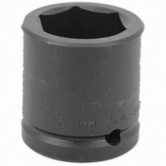 SK - Impact Socket - 3/4"DR 34MM IMPACT SOCKET - Exact Tool & Supply