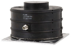 Tech Products - 5/8-11 Bolt Thread, 10" Long x 10" Wide x 3-1/2" High Pneumatic Stud Mount Leveling Pad & Mount - Exact Tool & Supply