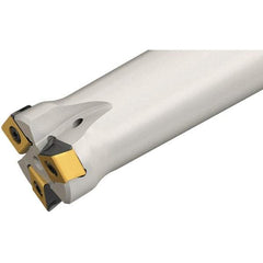 Iscar - 25mm Cut Diam, 3mm Max Depth of Cut, 25mm Shank Diam,Indexable Plunge End Mill - Straight Shank, HTP LNHT 1006 Insert Style, HTP-LN10 Toolholder Style, Through Coolant, Series TangPlunge - Exact Tool & Supply