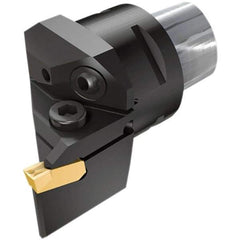 Iscar - GI.., GPV, TIP Insert, 55mm Head Length, 5mm Min Groove Width, Modular Grooving Cutting Unit Head - Right Hand Cut, System Size C6, Series Cut Grip - Exact Tool & Supply