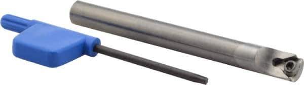 Iscar - 9.5mm Min Bore Diam, 79mm OAL, 8mm Shank Diam, MG STFP-X Indexable Boring Bar - TPGX 73.. Insert - Exact Tool & Supply