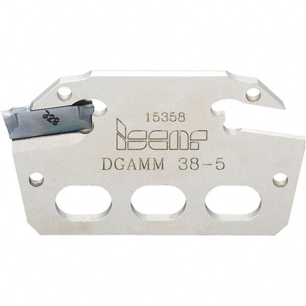 Iscar - Right Hand, 0.098 Inch Insert Width, Indexable Cutoff and Grooving Support Blade - DGAMM38-2 BLADE - Exact Tool & Supply