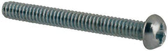 Value Collection - #2-56 UNC, 3/4" Length Under Head Phillips Drive Machine Screw - Round Head, Grade J82 Steel, Zinc-Plated Finish, Without Washer - Exact Tool & Supply
