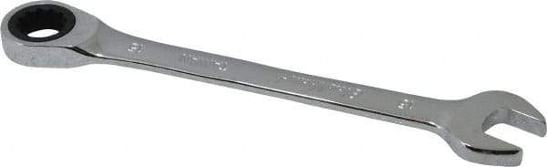 Blackhawk by Proto - 15mm 12 Point Combination Wrench - 7-1/2" OAL, Steel, Chrome Finish - Exact Tool & Supply