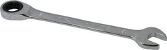 Blackhawk by Proto - 15mm 12 Point Combination Wrench - 7-1/2" OAL, Steel, Chrome Finish - Exact Tool & Supply