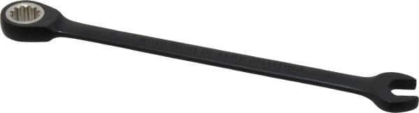 Proto - 8mm 12 Point Combination Wrench - 15° Head Angle, 5-1/2" OAL, Steel, Black Chrome Finish - Exact Tool & Supply