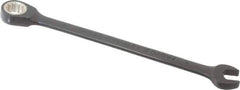 Proto - 9mm 12 Point Combination Wrench - 15° Head Angle, 5-15/16" OAL, Steel, Black Chrome Finish - Exact Tool & Supply