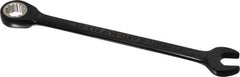Proto - 11mm 12 Point Combination Wrench - 15° Head Angle, 6-1/2" OAL, Steel, Black Chrome Finish - Exact Tool & Supply