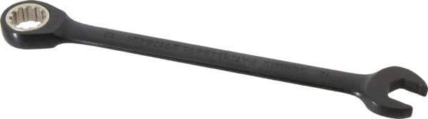 Proto - 12mm 12 Point Combination Wrench - 15° Head Angle, 6-3/4" OAL, Steel, Black Chrome Finish - Exact Tool & Supply