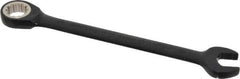 Proto - 15mm 12 Point Combination Wrench - 15° Head Angle, 7-7/8" OAL, Steel, Black Chrome Finish - Exact Tool & Supply