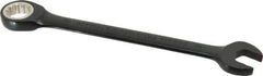 Proto - 16mm 12 Point Combination Wrench - 15° Head Angle, 8-3/16" OAL, Steel, Black Chrome Finish - Exact Tool & Supply