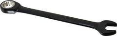Proto - 17mm 12 Point Combination Wrench - 15° Head Angle, 8-7/8" OAL, Steel, Black Chrome Finish - Exact Tool & Supply