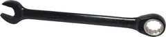 Proto - 18mm 12 Point Combination Wrench - 15° Head Angle, 9-5/16" OAL, Steel, Black Chrome Finish - Exact Tool & Supply