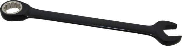 Proto - 19mm 12 Point Combination Wrench - 15° Head Angle, 9-3/4" OAL, Steel, Black Chrome Finish - Exact Tool & Supply