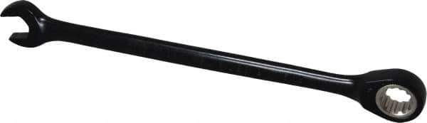Proto - 5/16" 12 Point Combination Wrench - 15° Head Angle, 5-1/2" OAL, Steel, Black Chrome Finish - Exact Tool & Supply