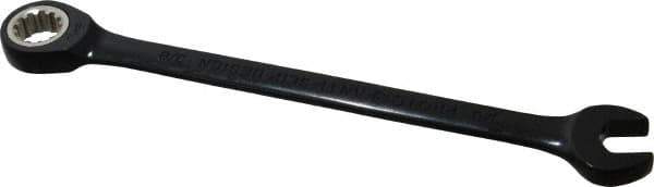 Proto - 3/8" 12 Point Combination Wrench - 15° Head Angle, 6-1/4" OAL, Steel, Black Chrome Finish - Exact Tool & Supply